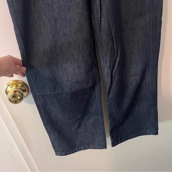 Banana Republic BR Jeans Slouch Straight Dark Wash Denim Zip Closure Women’s 29 - Picture 5 of 14